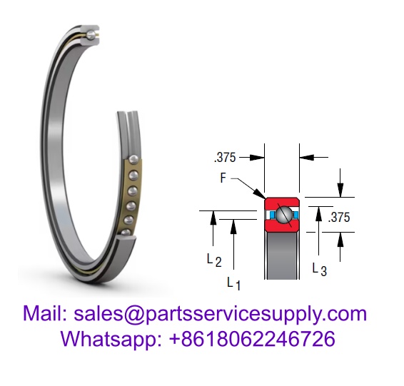 NC110AR0 Thin Section Ball Bearing (Size: 10.9998x11.7503x0.375 Inch)