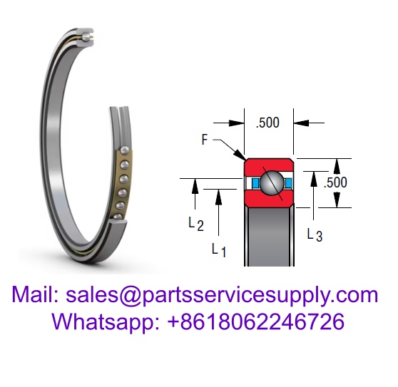 ND100AR0 Thin Section Ball Bearing (Size: 9.9998x11.0003x0.5 Inch)