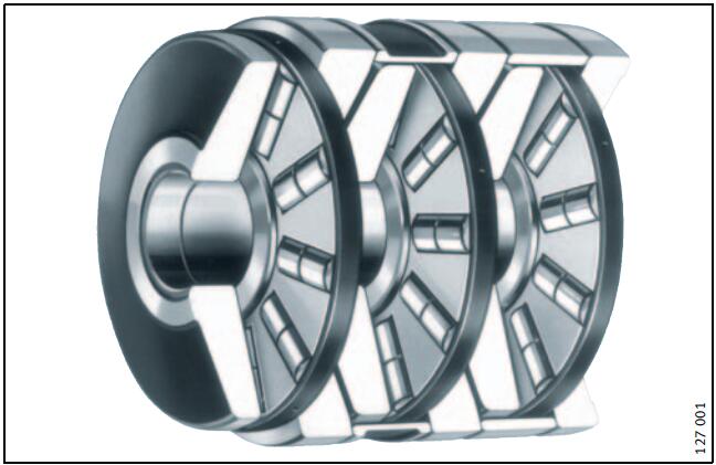 Heavy duty food extruder multi-stage bearings M2CT145385