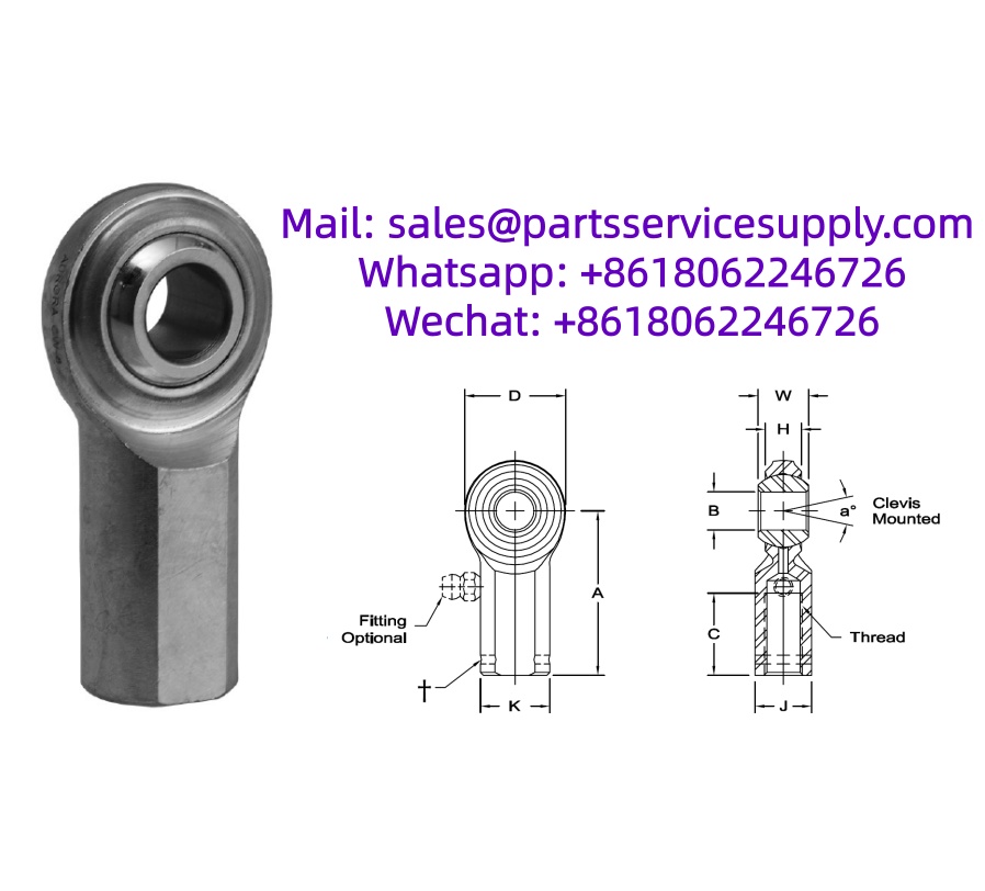 CG-10 Rod End (Shaft Dia: 0.625 Inch)