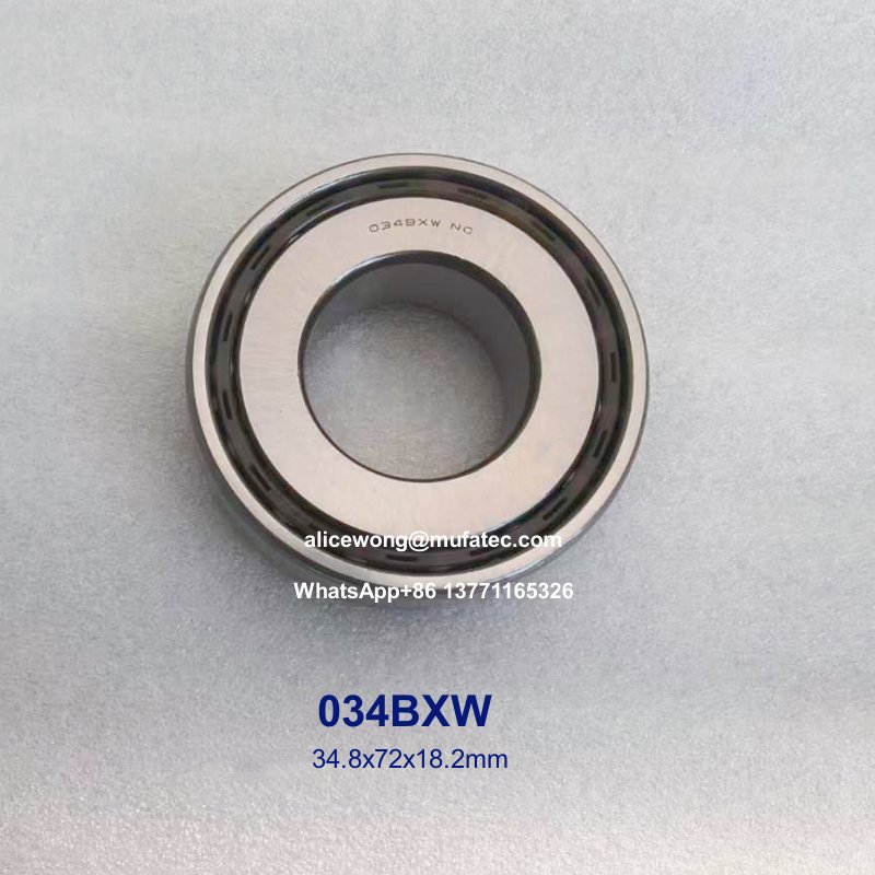 034BXW automobile gearbox bearings 34.8x72x18.2mm nylon cage ball bearings