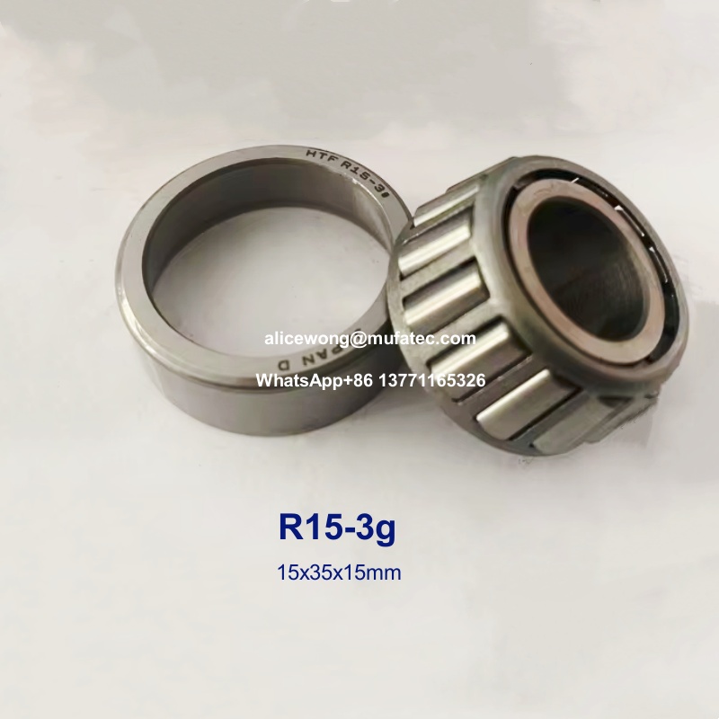 R15-3g automotive gearbox bearings differential bearings 15x35x15mm tapered roller bearings