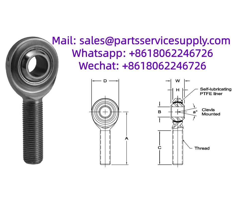 VCAB-12 Rod End (Shaft Dia: 0.75 Inch)