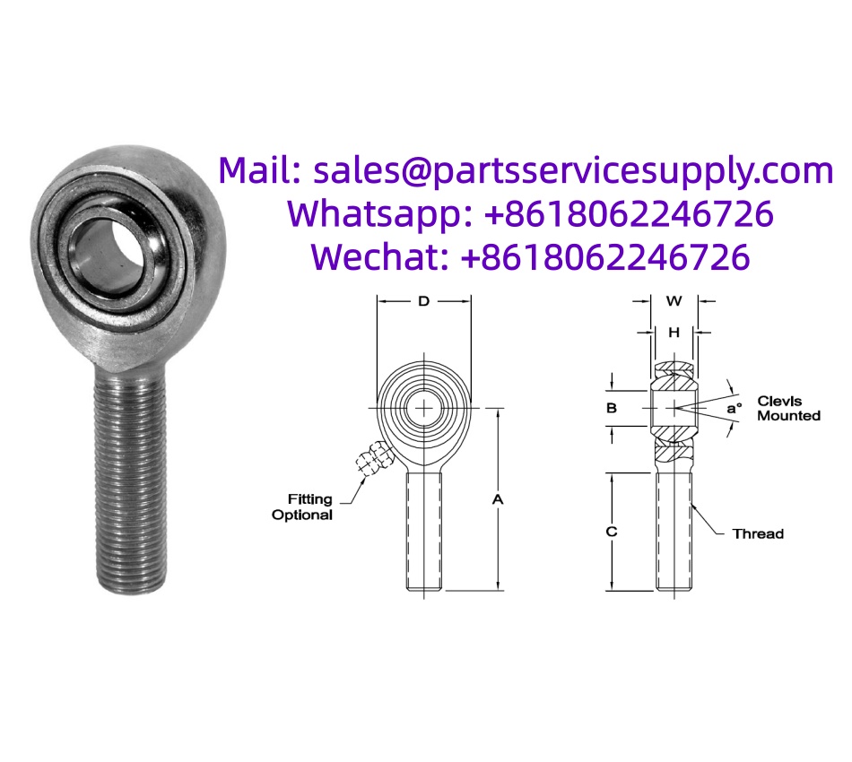 BB-7 Rod End (Shaft Dia: 0.4375 Inch)