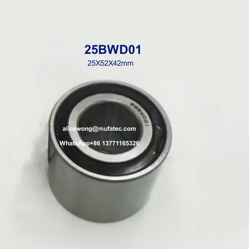 25BWD01 Front Wheel Hub Bearings 25X52X42mm Double Row Ball Bearings