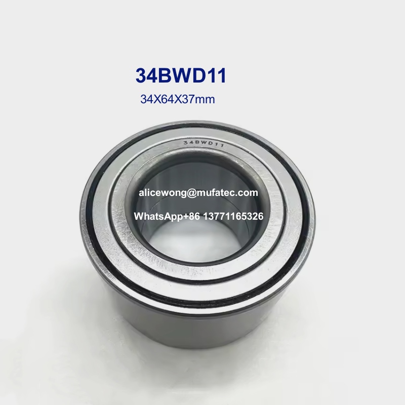 34BWD11 ZZ Type Wheel Bearings 34X64X37mm Double Row Ball Bearings