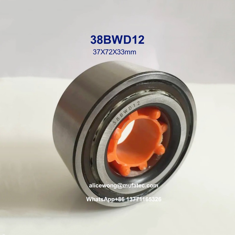 38BWD12 Automotive Wheel Hub Bearings 37X72X33mm Double Row Ball Bearings