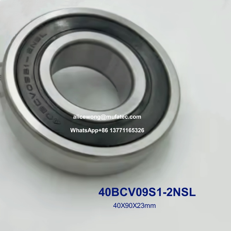 40BCV09S1-2NSL Automotive Wheel Bearings 40X90X23mm Angular Contact Ball Bearings