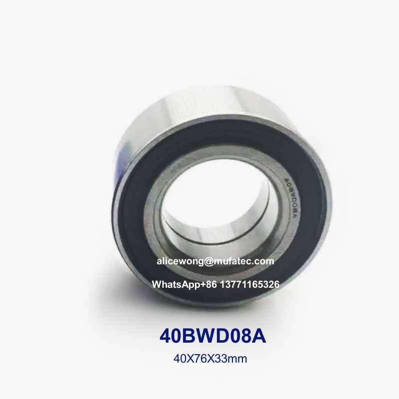 40BWD08A Automotive Wheel Hub Bearings 40X76X33mm Angular Contact Ball Bearings