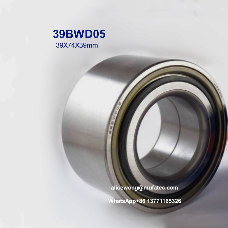 39BWD05 Automotive Wheel Hub Bearings 39X74X39mm Double Row Ball Bearings