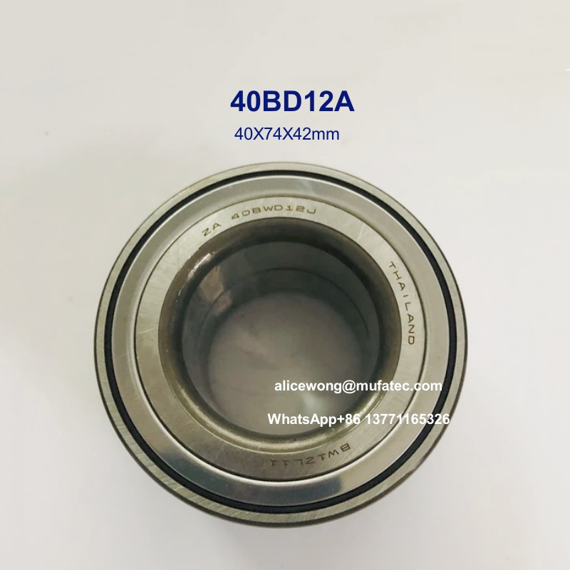 40BD12A Wheel Hub Bearings 40X74X42mm Angular Contact Ball Bearings