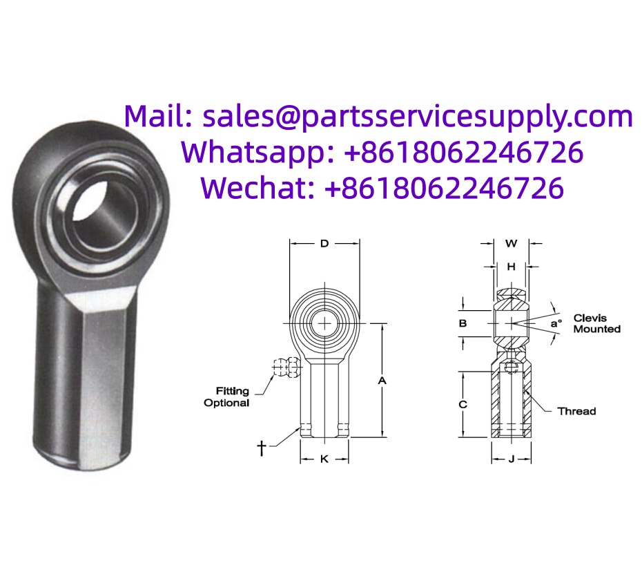 BW-12 Rod End (Shaft Dia: 0.75 Inch)