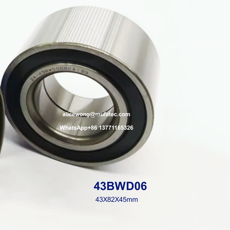 43BWD06 Lexus Toyota Wheel Hub Bearings 43X82X45mm Double Row Ball Bearings