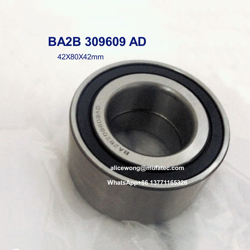 BA2B 309609 AD Wheel Hub Bearings 42X80X42mm Double Row Ball Bearings