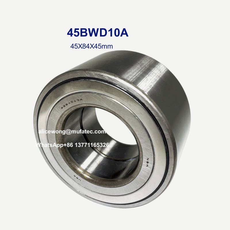 45BWD10A Wheel Hub Bearings 45X84X45mm Double Row Ball Bearings