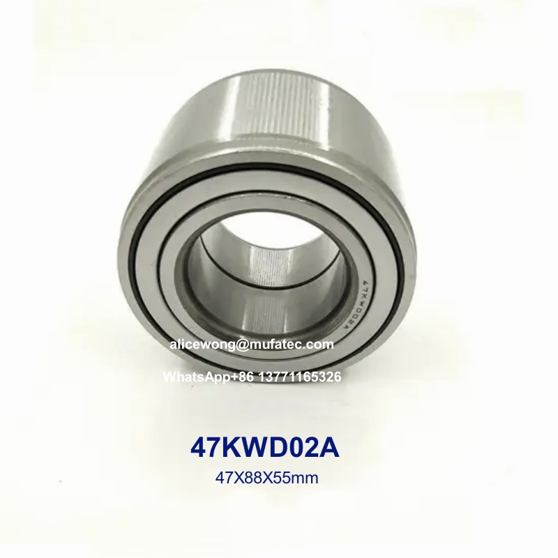 47KWD02A Automotive Wheel Hub Bearings 47X88X55mm Double Row Ball Bearings