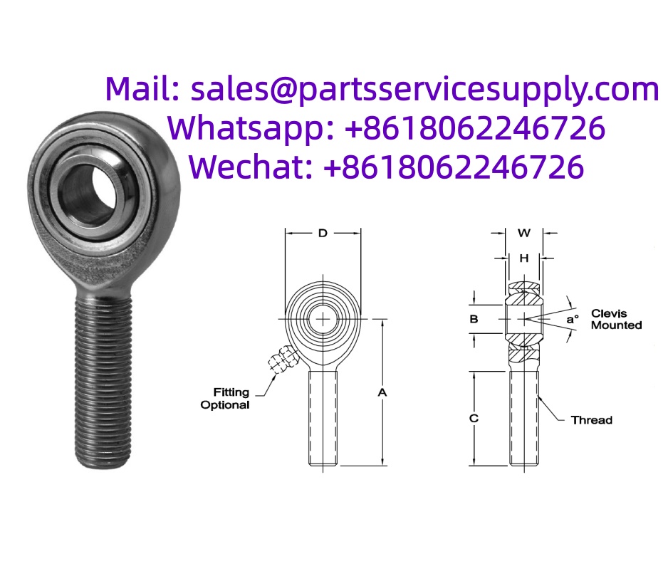 MM-12 Rod End (Shaft Dia: 0.75 Inch)