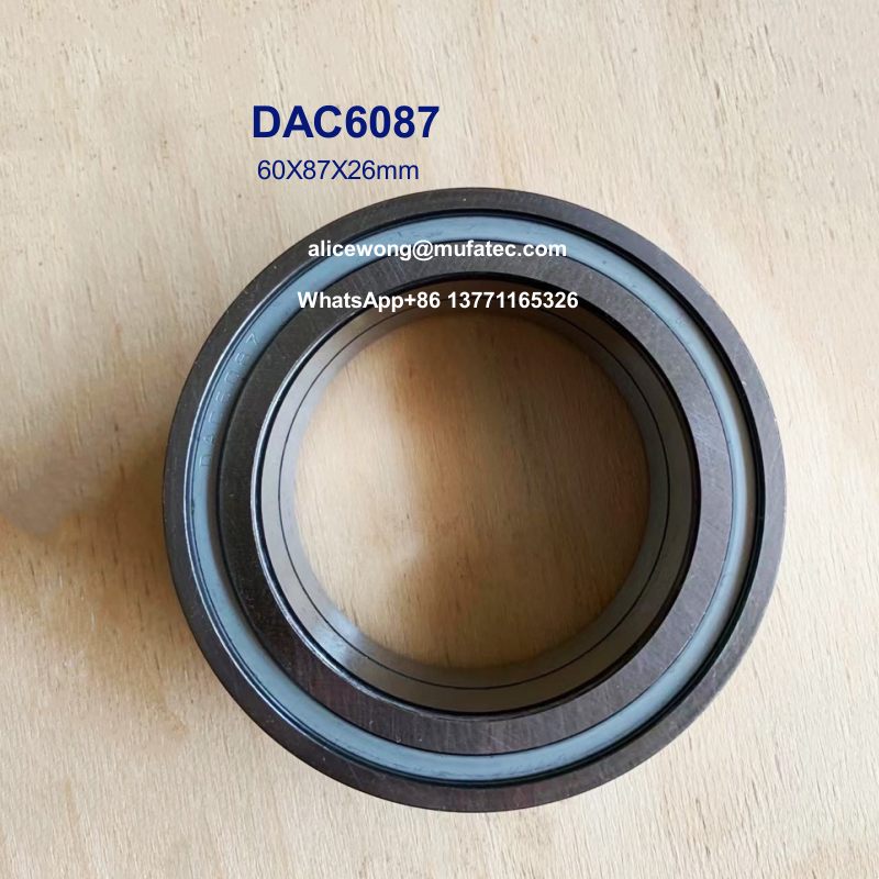 DAC6087 Steering Bearings Wheel Hub Bearings 60X87X26mm Double Row Ball Bearings