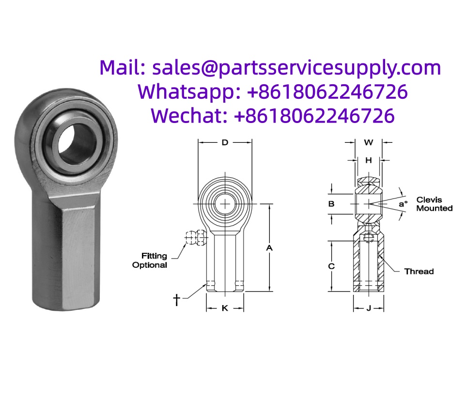 MG-16 Rod End (Shaft Dia: 1 Inch)