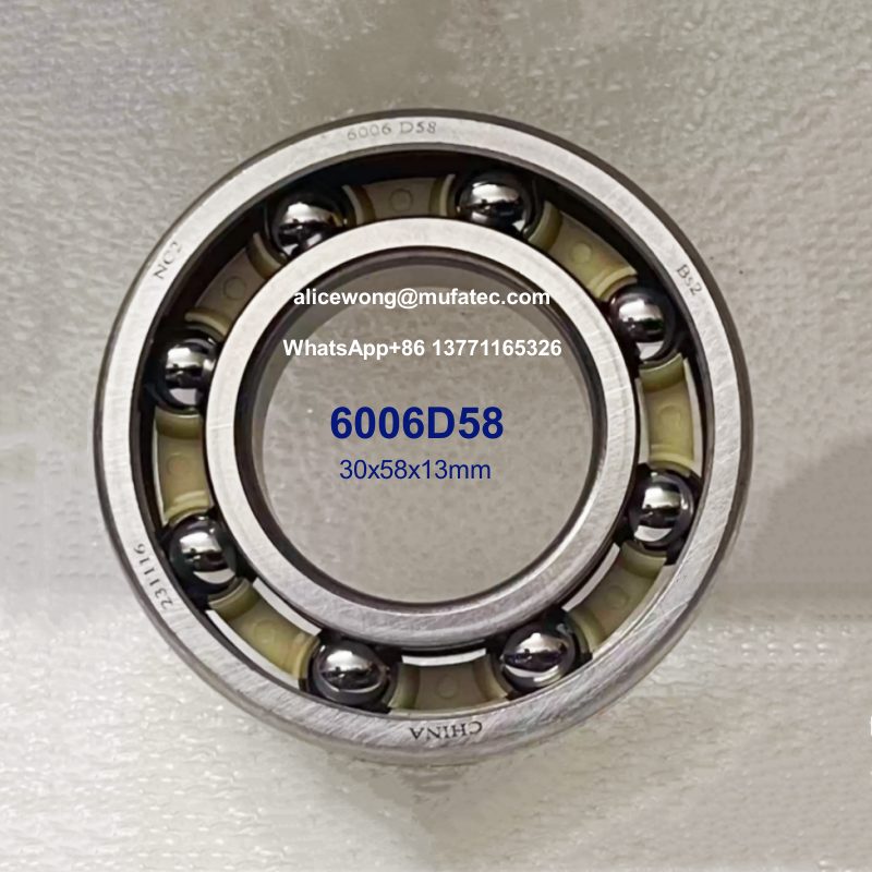 6006D58 30x58x13mm New Energy Vehicle Gearbox Bearing Drive Motor Bearing