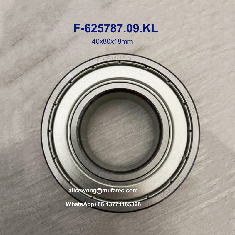 F-625787.09.KL 40x80x18mm Automobile Bearings ZZ Seal Ball Bearings