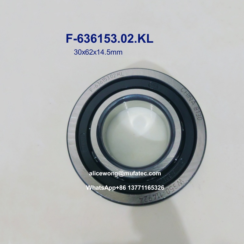 F-636153.02.KL 30x62x14.5mm auto transmission bearings 2RS type ball bearings
