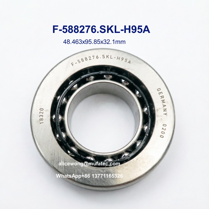 F-588276.SKL-H95A auto differential bearings 48.463x95.85x32.1mm nylon cage ball bearings