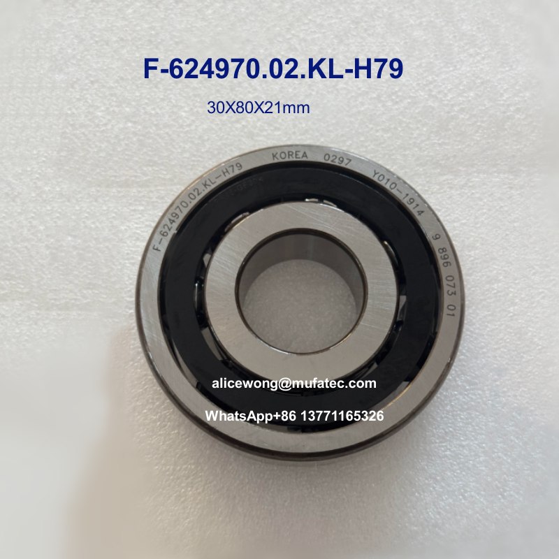 F-624970.02.KL-H79 30X80X21mm new energy auto bearings ball bearings