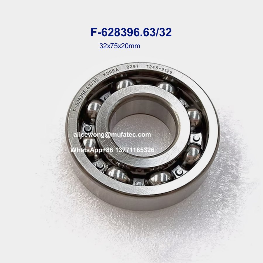 F-628396.63/32 32x75x20mm vehicle transmission bearings open type ball bearings