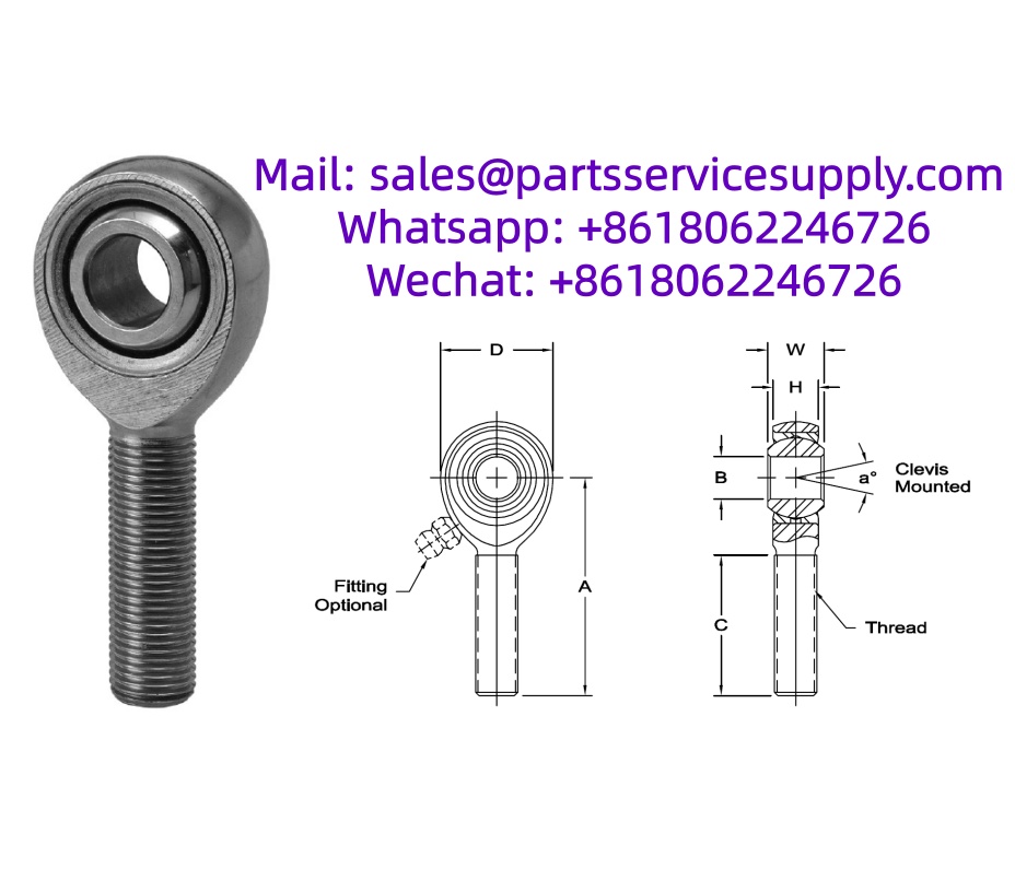 SB-6 Rod End (Shaft Dia: 0.375 Inch)