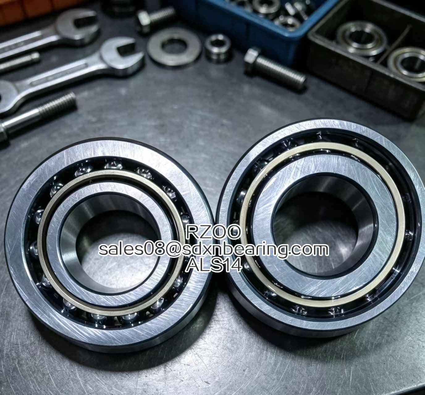 ALS14 Bearing-Single row angular contact ball bearing -44.45x95.25x20.6375mm