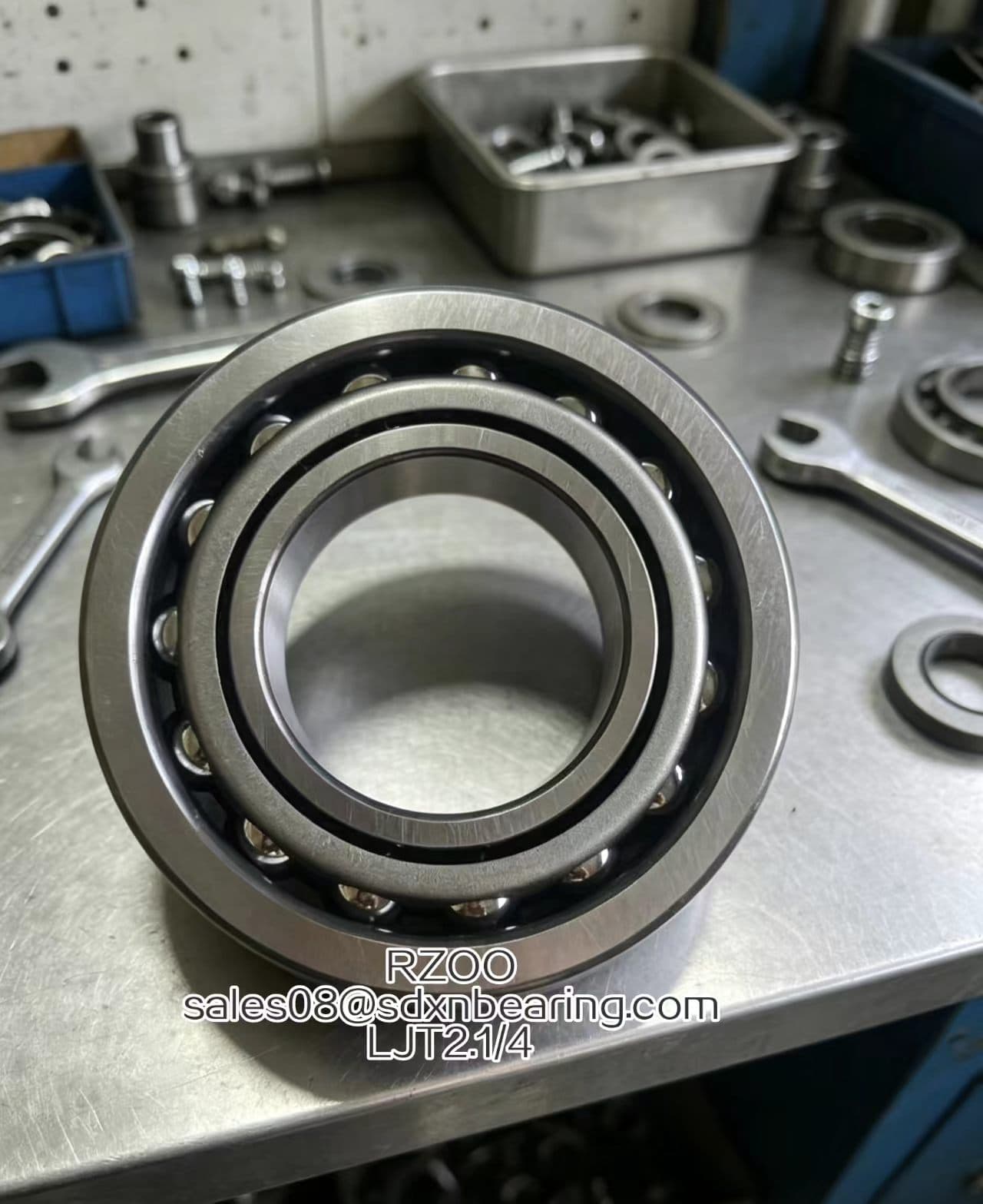 LJT2.1/4 Bearing-Single row angular contact ball bearing -57.15x114.3x22.23mm