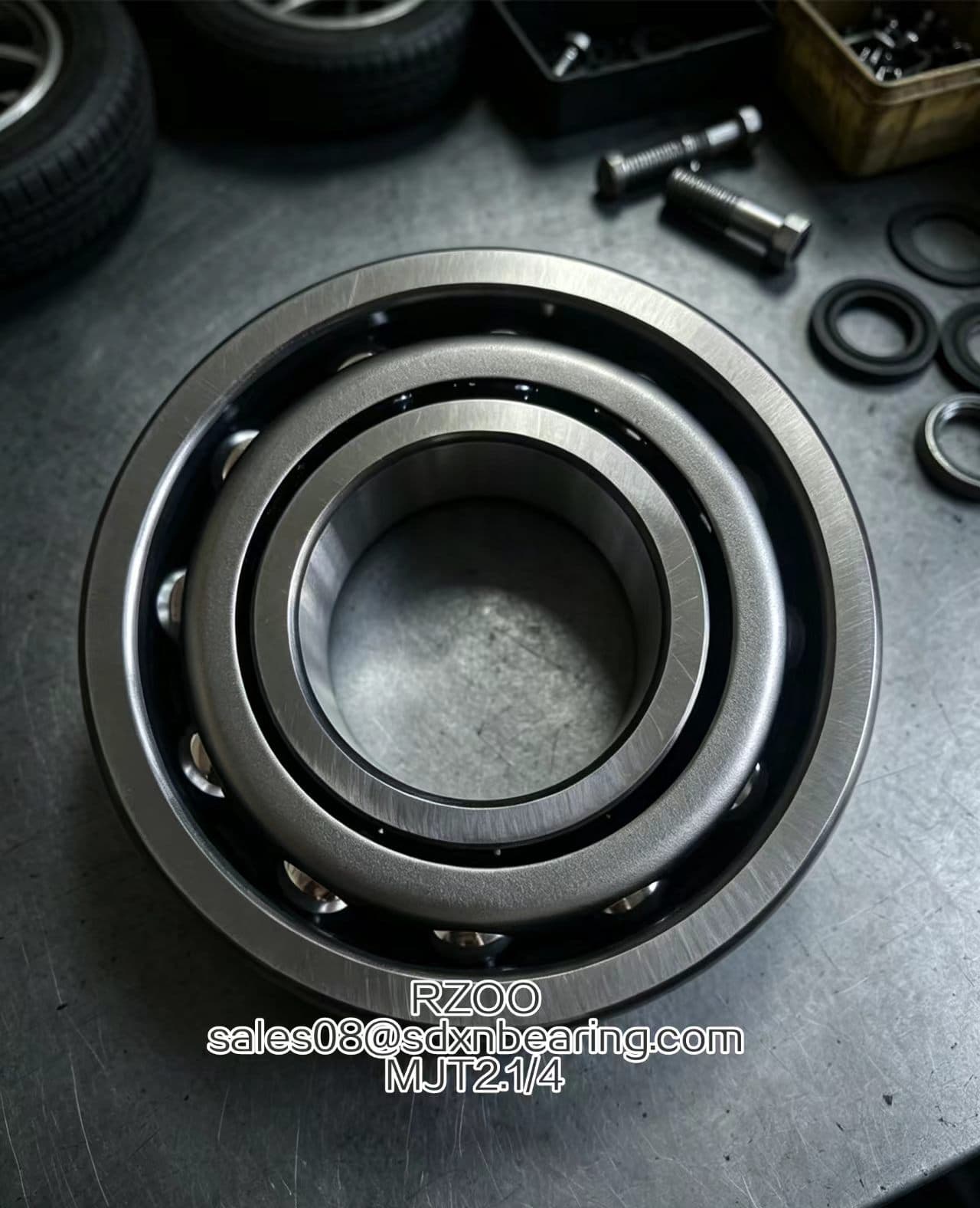 MJT2.1/4 Bearing-Single row angular contact ball bearing -57.15x127x31.75mm