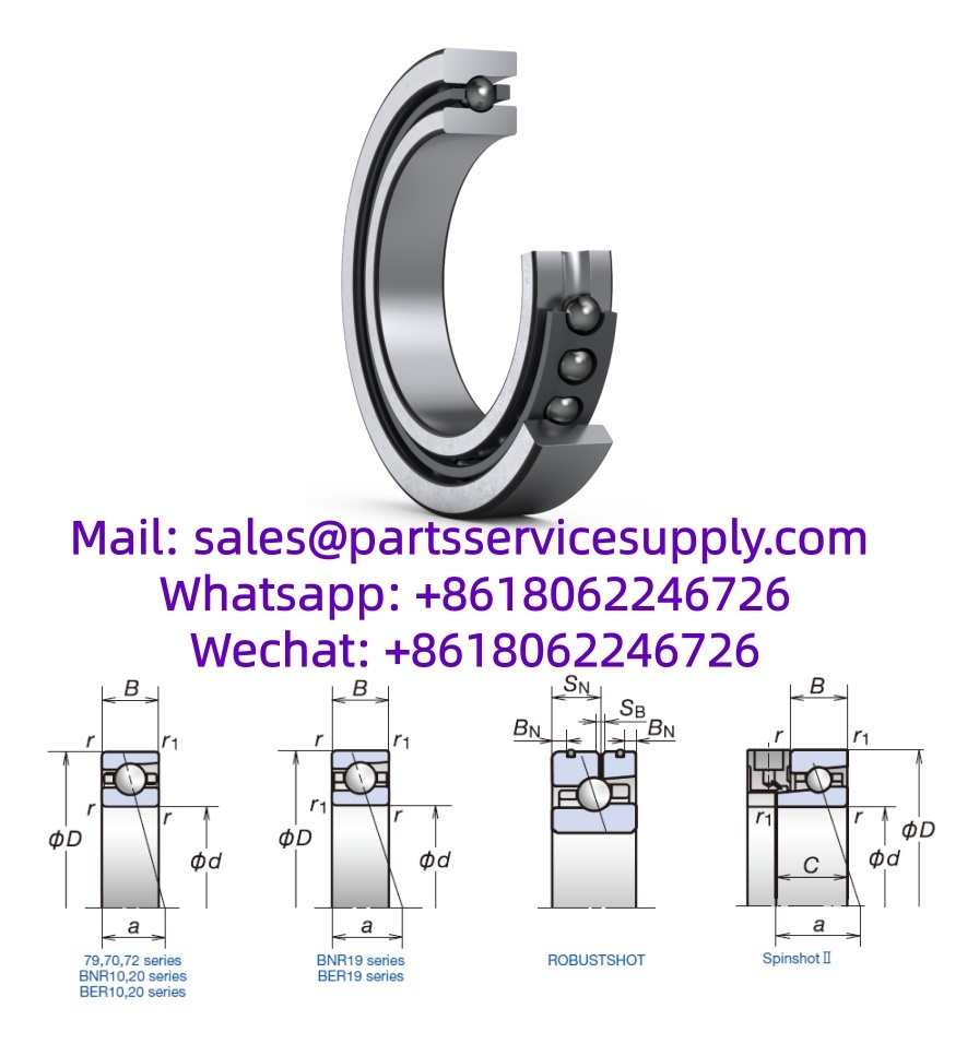 7207A Angular Contact Ball Bearing (Size: 35x72x17mm)