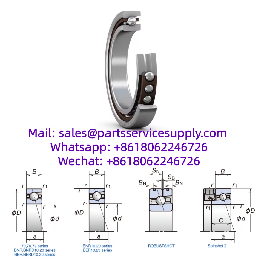 7208A5SN24 Angular Contact Ball Bearing (Size: 40x80x18mm)