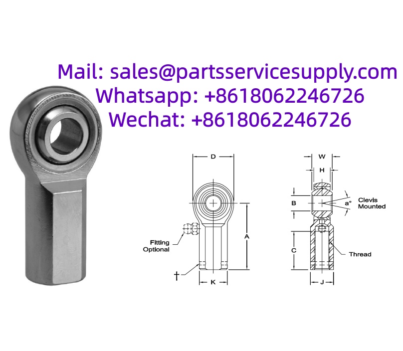 SG-16E Rod End (Shaft Dia: 1 Inch)