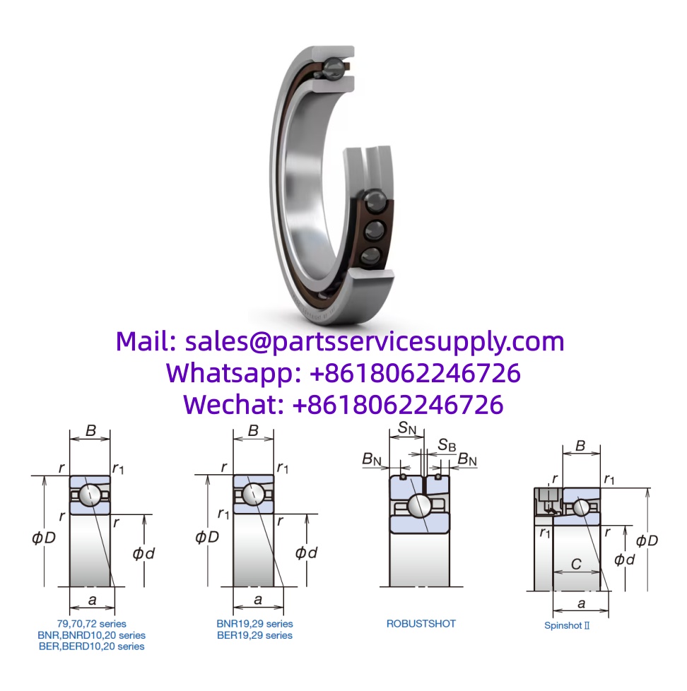 45BNR29HV1V Angular Contact Ball Bearing (Size: 45x68x14mm)
