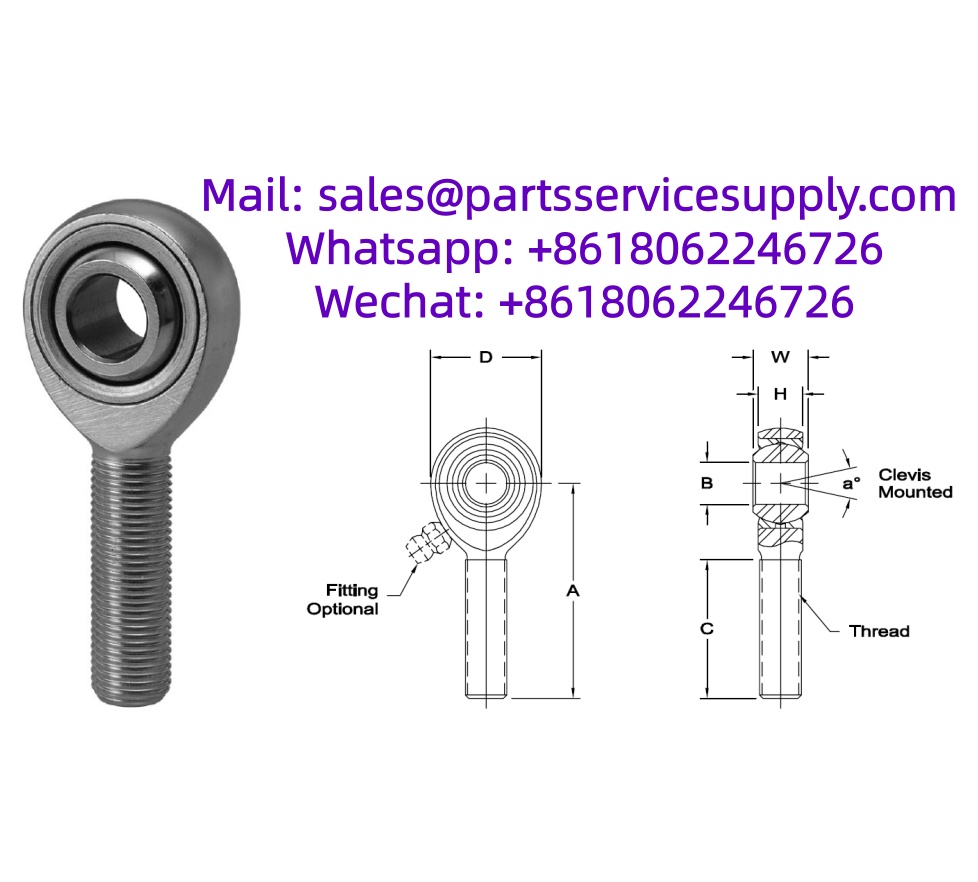 AM-16-2 Rod End (Shaft Dia: 1 Inch)
