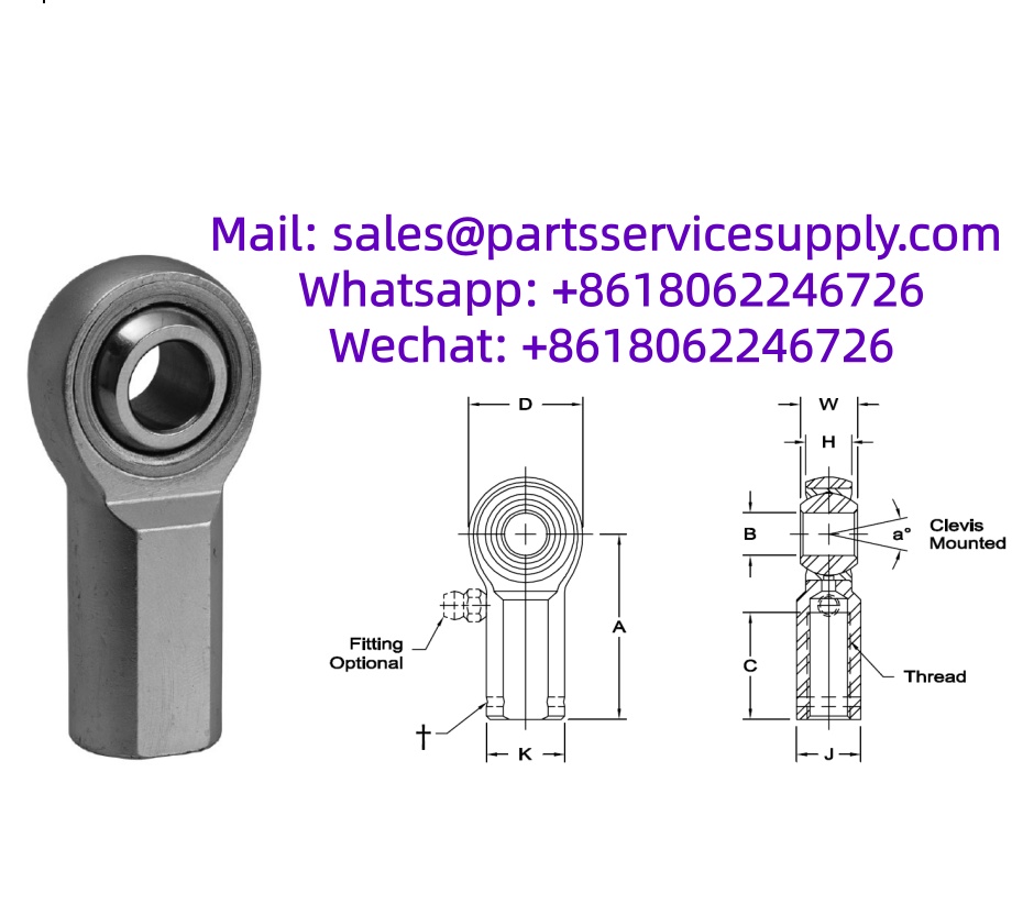 AW-5 Rod End (Shaft Dia: 0.3125 Inch)