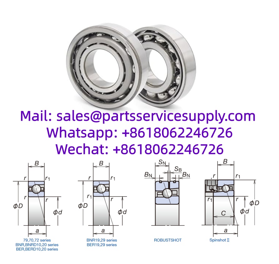 60BER10X Angular Contact Ball Bearing (Size: 60x95x18mm)