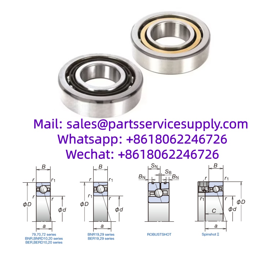 7215CSN24 Angular Contact Ball Bearing (75x130x25mm)