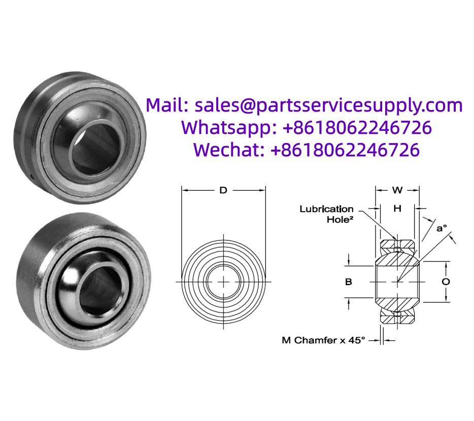 LCOM-16 Spherical Plain Bearing (Ball Bore: 1 Inch)