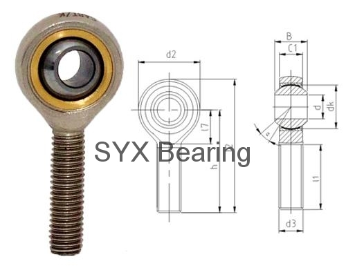 Rod end bearing SI30ET-2RS