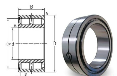 NU 1844X1 cylindrical roller bearing 440x556x46mm