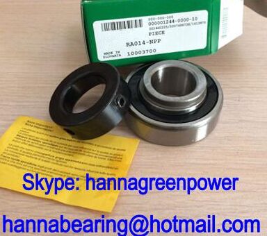 RA 102 NPPW Cylindrical Outer Ring Insert Ball Bearing 28.575x62x35.8mm
