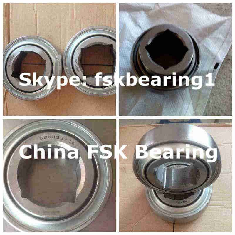 W208PPB7 Agricultural Insert Bearing Square Bore 30.175x80x30.18mm
