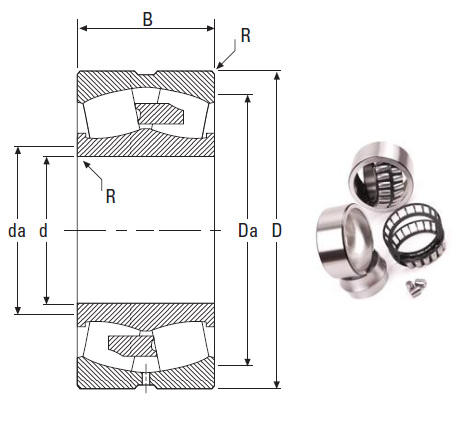 Industrial Machinery Bearing 22314YM Spherical Roller Bearings 70*150*51mm