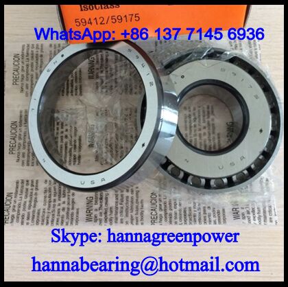 59175/412 Tapered Roller Bearing 44.45x104.775x36.513mm