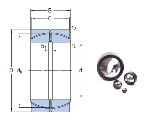 GEP 950 FS bearings Manufacturer, Pictures, Parameters, Price, Inventory status.