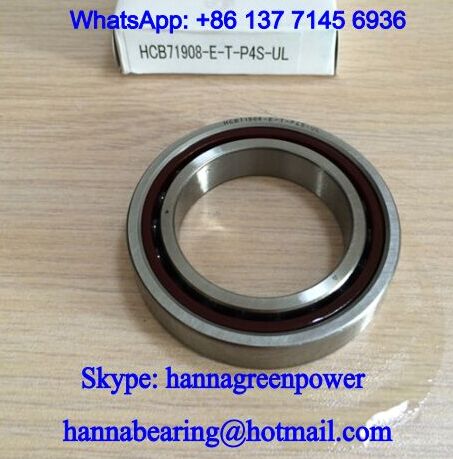 HCB71908-C-T-P4S-UL Ceramic Ball Angular Contact Bearing 40x62x12mm